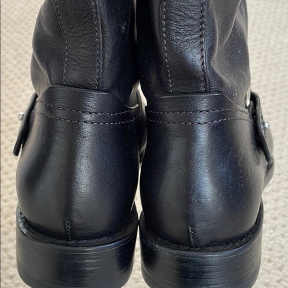 Rag & Bone Black leather MOTO buckle boots 38.5​ - Picture 6 of 14